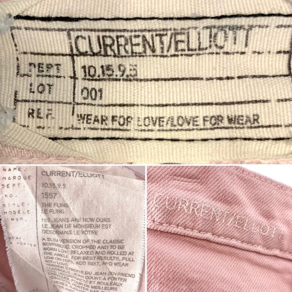 Current Elliot The Fling Forever Pink Relaxed Jeans - Picture 8 of 8